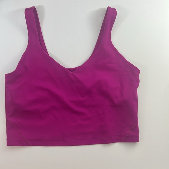 lululemon athletica Tops - lululemon athletica Magenta Sports Bra